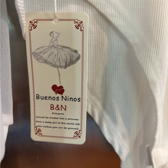 Bueno Ninos Ribbed Mesh Bodysuit NWT - Picture 4 of 4